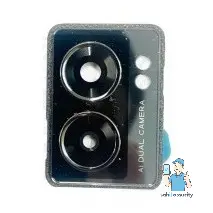 Camera Lens Glass with Frame for Oppo K10 5G Black